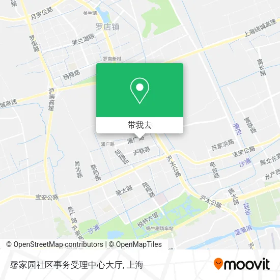 馨家园社区事务受理中心大厅地图
