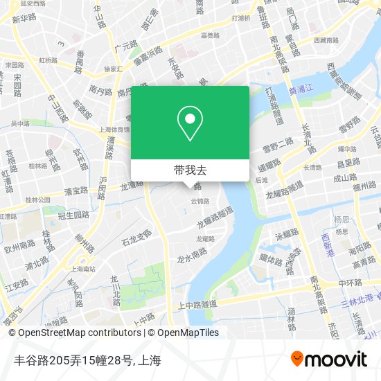 丰谷路205弄15幢28号地图