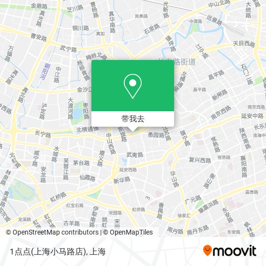 1点点(上海小马路店)地图