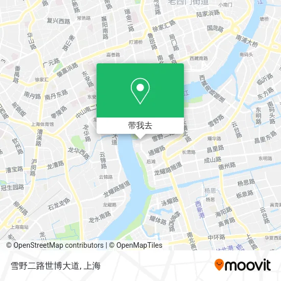 雪野二路世博大道地图