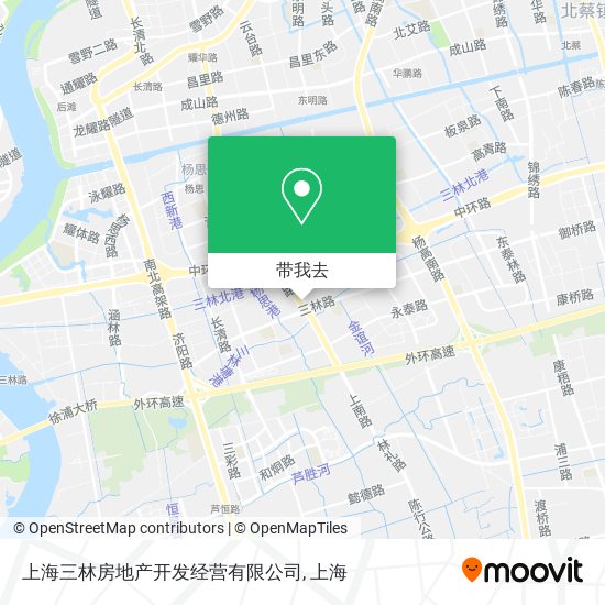 上海三林房地产开发经营有限公司地图