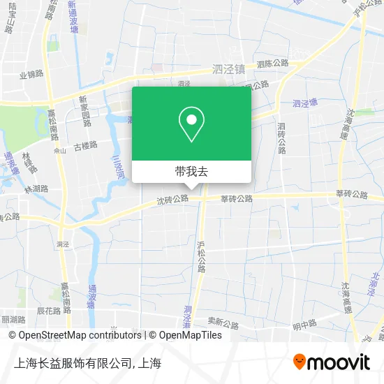上海长益服饰有限公司地图
