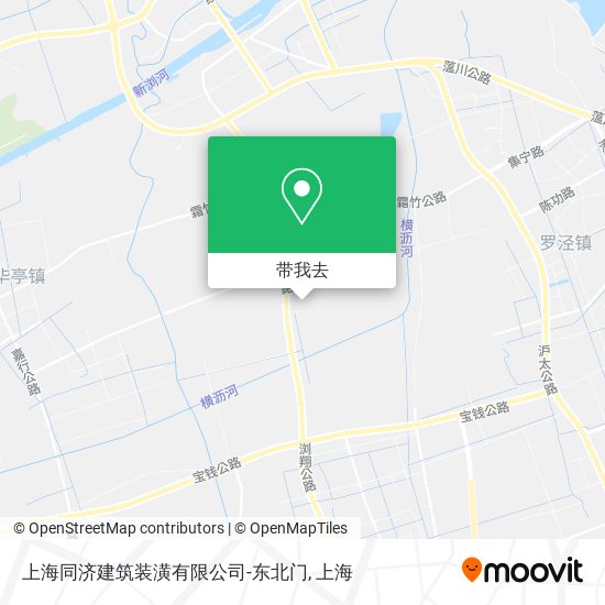 上海同济建筑装潢有限公司-东北门地图