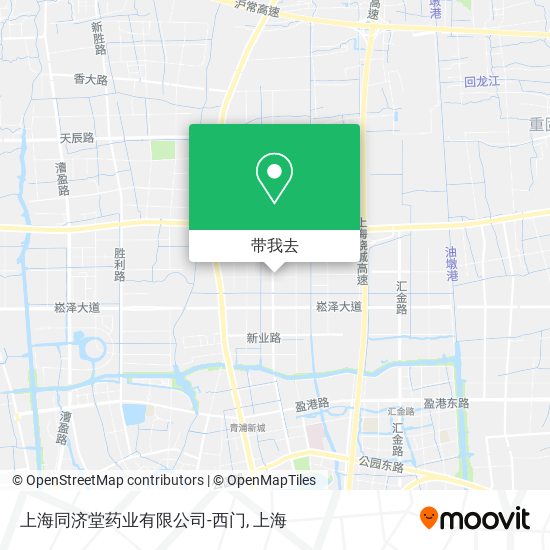 上海同济堂药业有限公司-西门地图