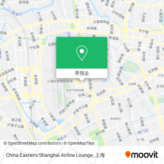 China Eastern / Shanghai Airline Lounge地图