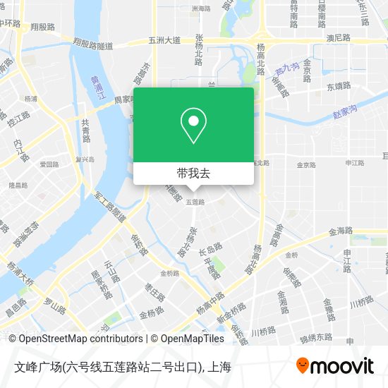 文峰广场(六号线五莲路站二号出口)地图