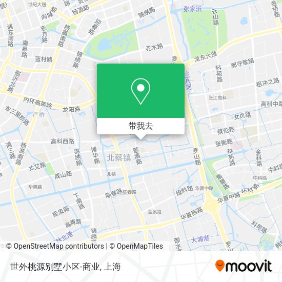 世外桃源别墅小区-商业地图