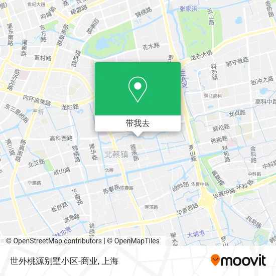 世外桃源别墅小区-商业地图