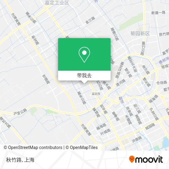 秋竹路地图