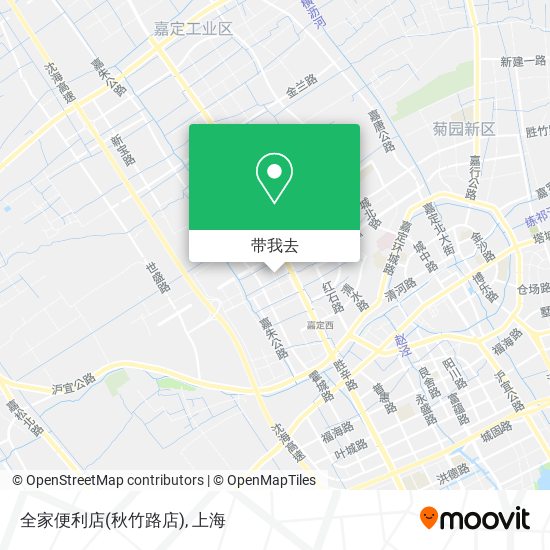 全家便利店(秋竹路店)地图