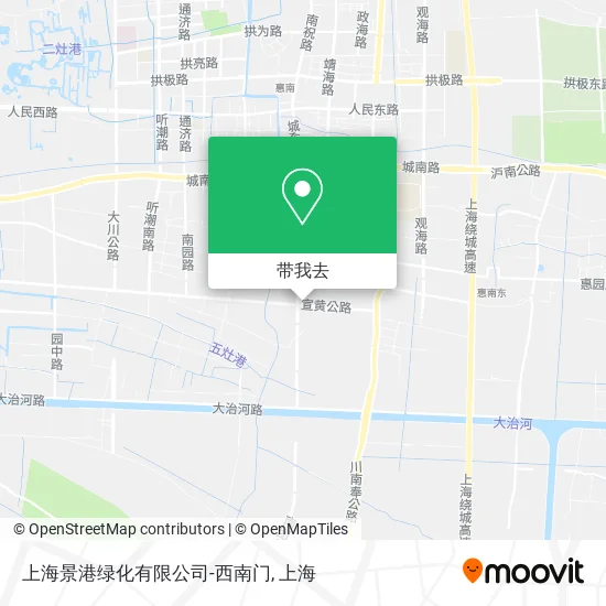上海景港绿化有限公司-西南门地图