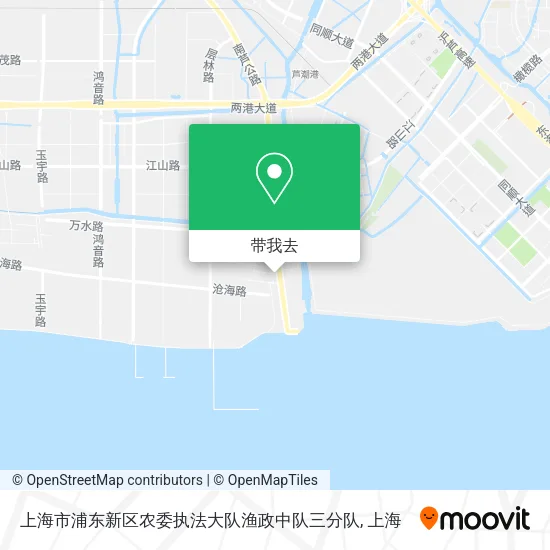上海市浦东新区农委执法大队渔政中队三分队地图
