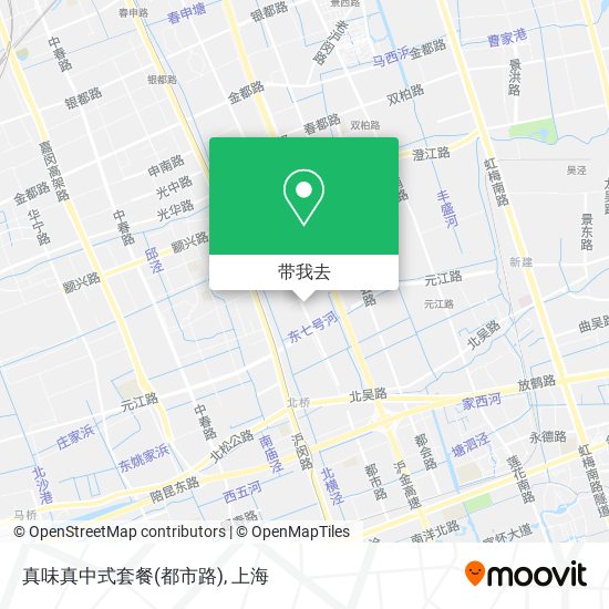 真味真中式套餐(都市路)地图