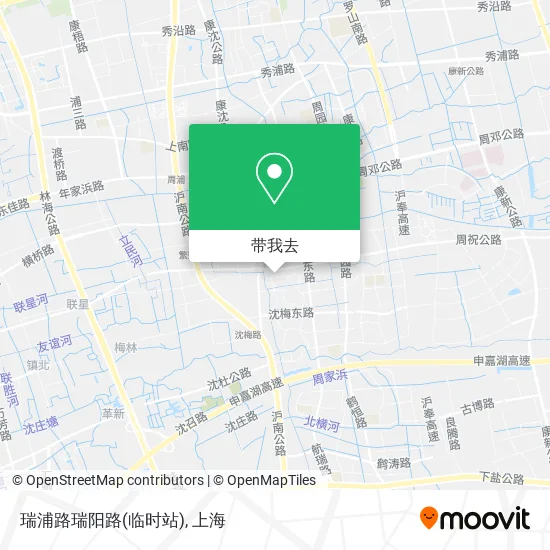 瑞浦路瑞阳路(临时站)地图