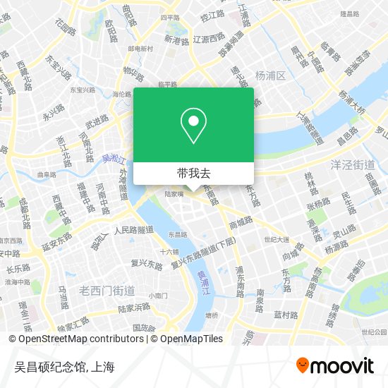 吴昌硕纪念馆地图