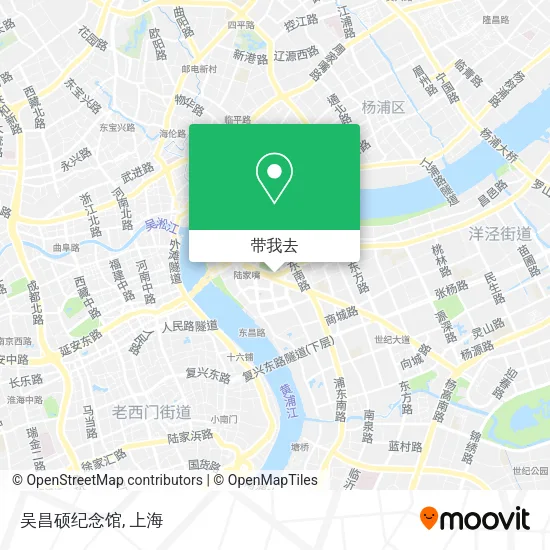 吴昌硕纪念馆地图