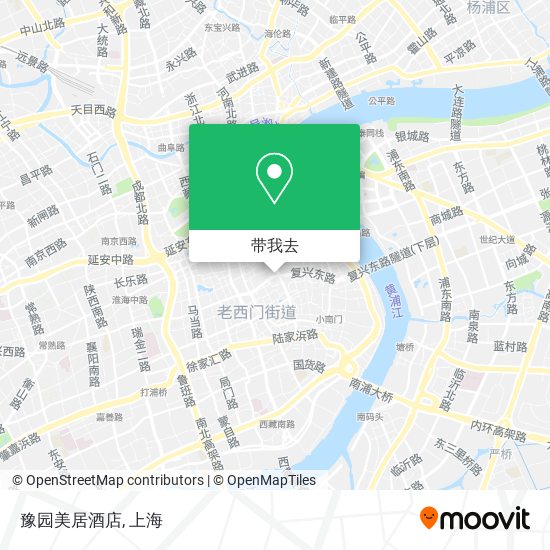 豫园美居酒店地图