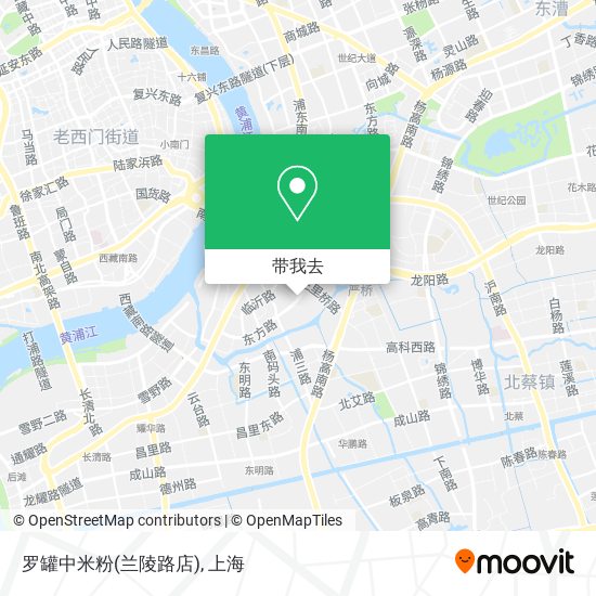 罗罐中米粉(兰陵路店)地图