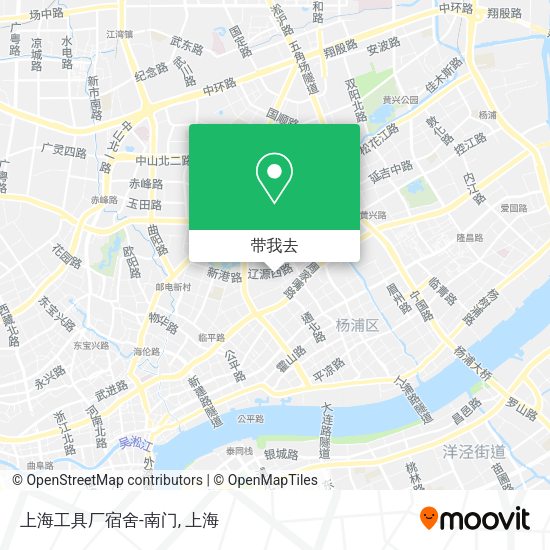 上海工具厂宿舍-南门地图