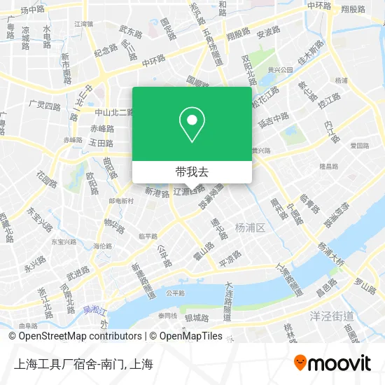上海工具厂宿舍-南门地图