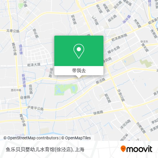 鱼乐贝贝婴幼儿水育馆(徐泾店)地图