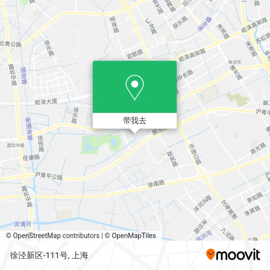 徐泾新区-111号地图