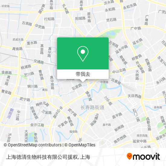 上海德清生物科技有限公司援权地图