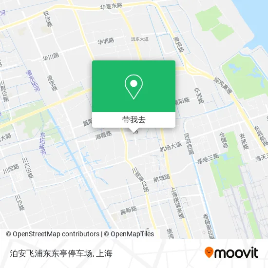 泊安飞浦东东亭停车场地图
