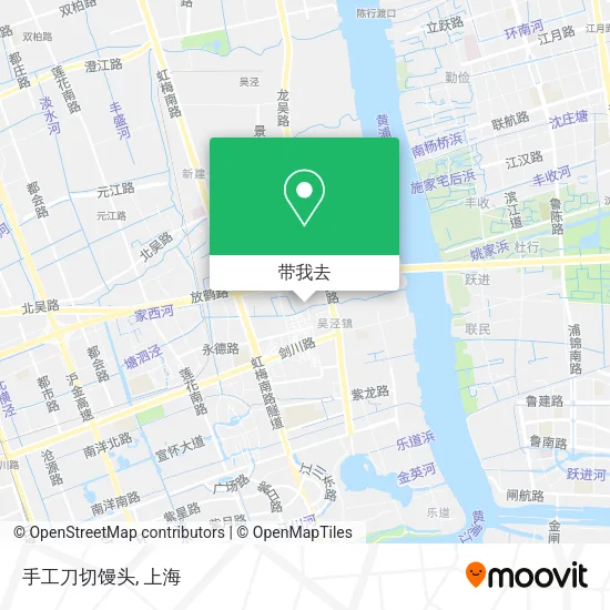 手工刀切馒头地图