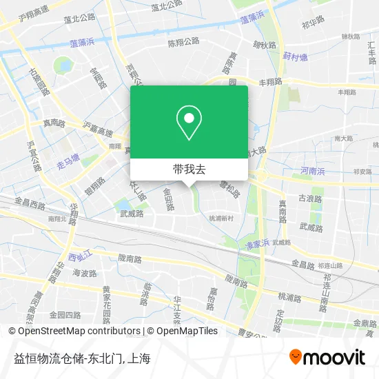 益恒物流仓储-东北门地图