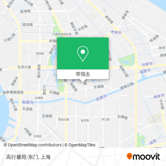 高行馨苑-东门地图