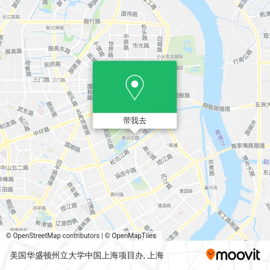 美国华盛顿州立大学中国上海项目办地图