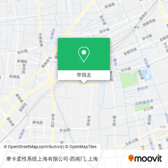 摩卡柔性系统上海有限公司-西南门地图