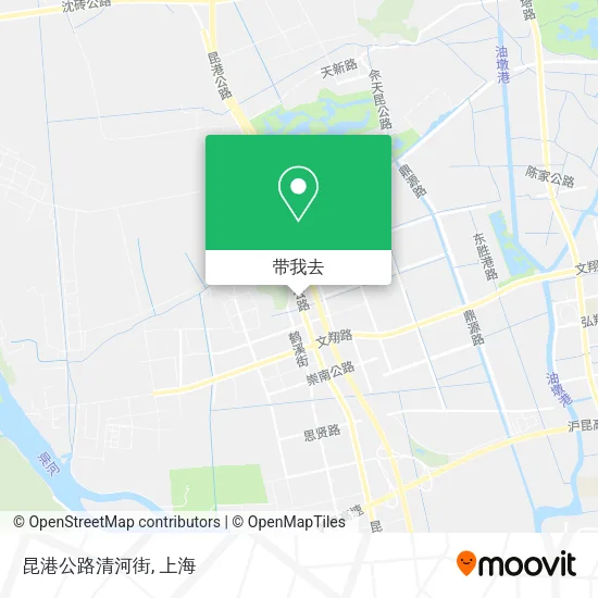 昆港公路清河街地图