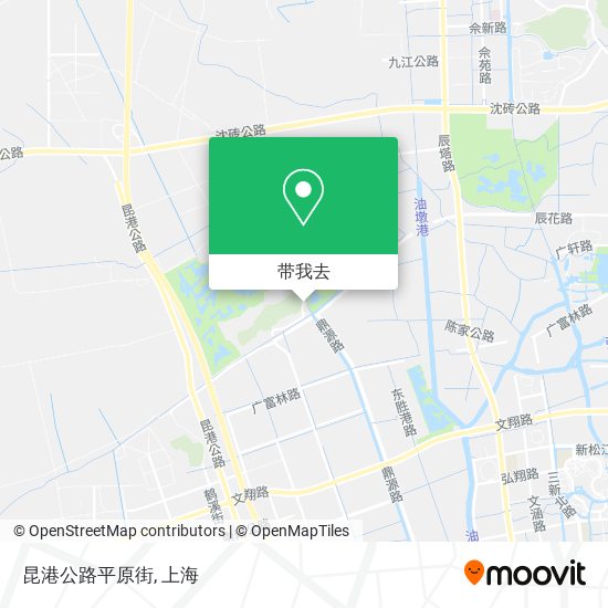 昆港公路平原街地图