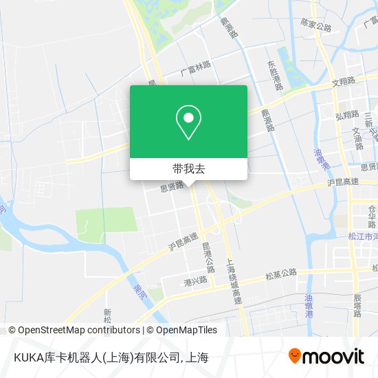 KUKA库卡机器人(上海)有限公司地图