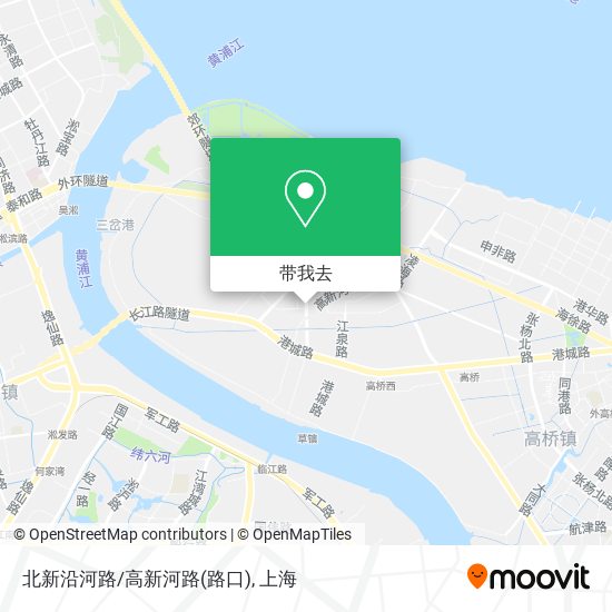 北新沿河路/高新河路(路口)地图