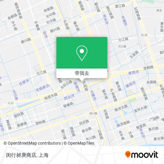 闵行昶庚商店地图