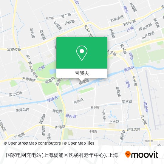 国家电网充电站(上海杨浦区沈杨村老年中心)地图