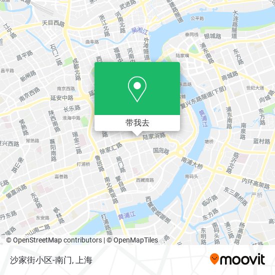 沙家街小区-南门地图