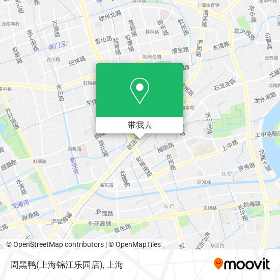 周黑鸭(上海锦江乐园店)地图