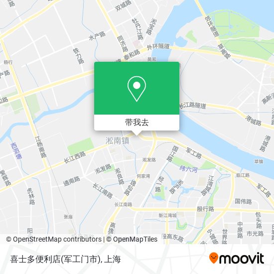 喜士多便利店(军工门市)地图