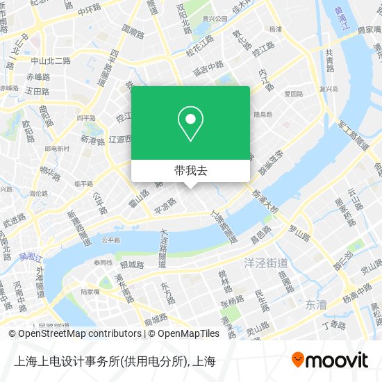 上海上电设计事务所(供用电分所)地图