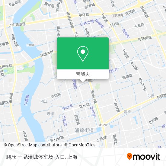 鹏欣·一品漫城停车场-入口地图