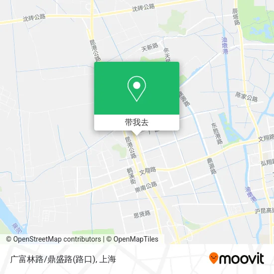 广富林路/鼎盛路(路口)地图