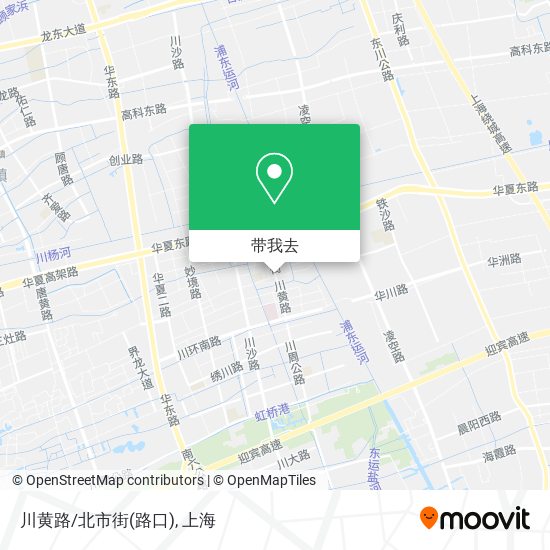川黄路/北市街(路口)地图