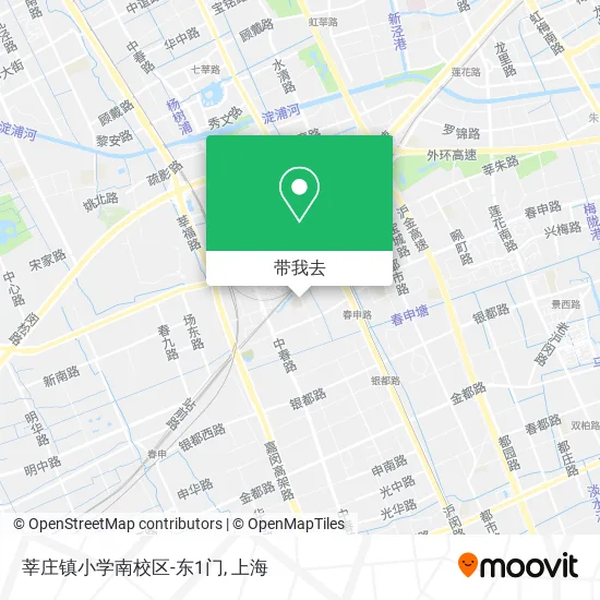 莘庄镇小学南校区-东1门地图