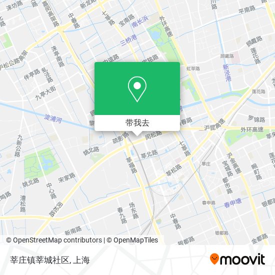 莘庄镇莘城社区地图