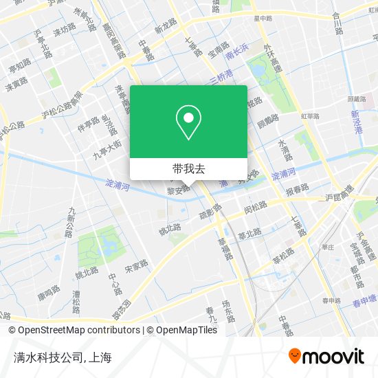 满水科技公司地图
