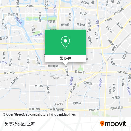 男装特卖区地图